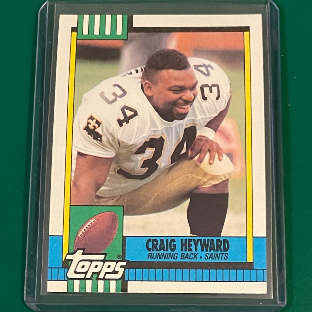 Craig Heyward #243 1990 Topps Football Trading Card